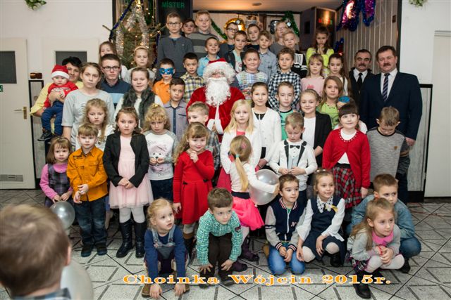 Zabawa choinkowa w Wójcinie