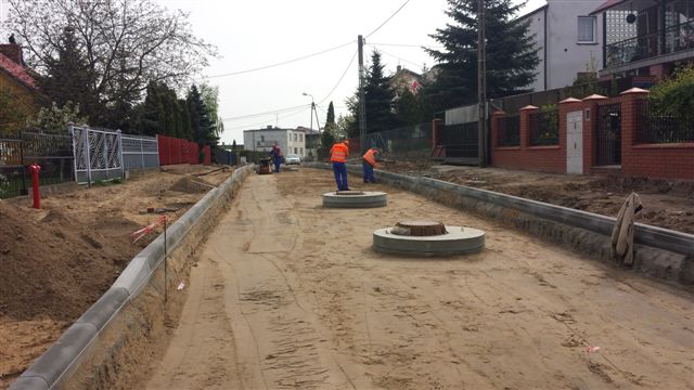 Galeria zdjęć z przebudowy ulicy Władysława Łokietka w Piotrkowie Kujawskim