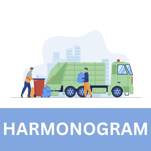 HARMONOGRAM ODBIORU ODPADÓW KOMUNALNYCH NA ROK 2025