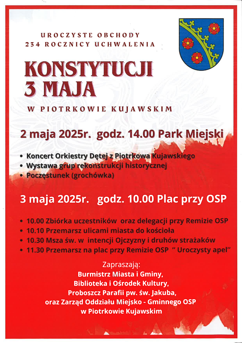 Uroczyste obchody 234 rocznicy uchwalenia Konstytucji 3 Maja 