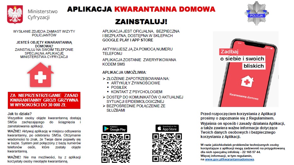 Aplikacja „Kwarantanna domowa” – ruszył proces jej udostępniania