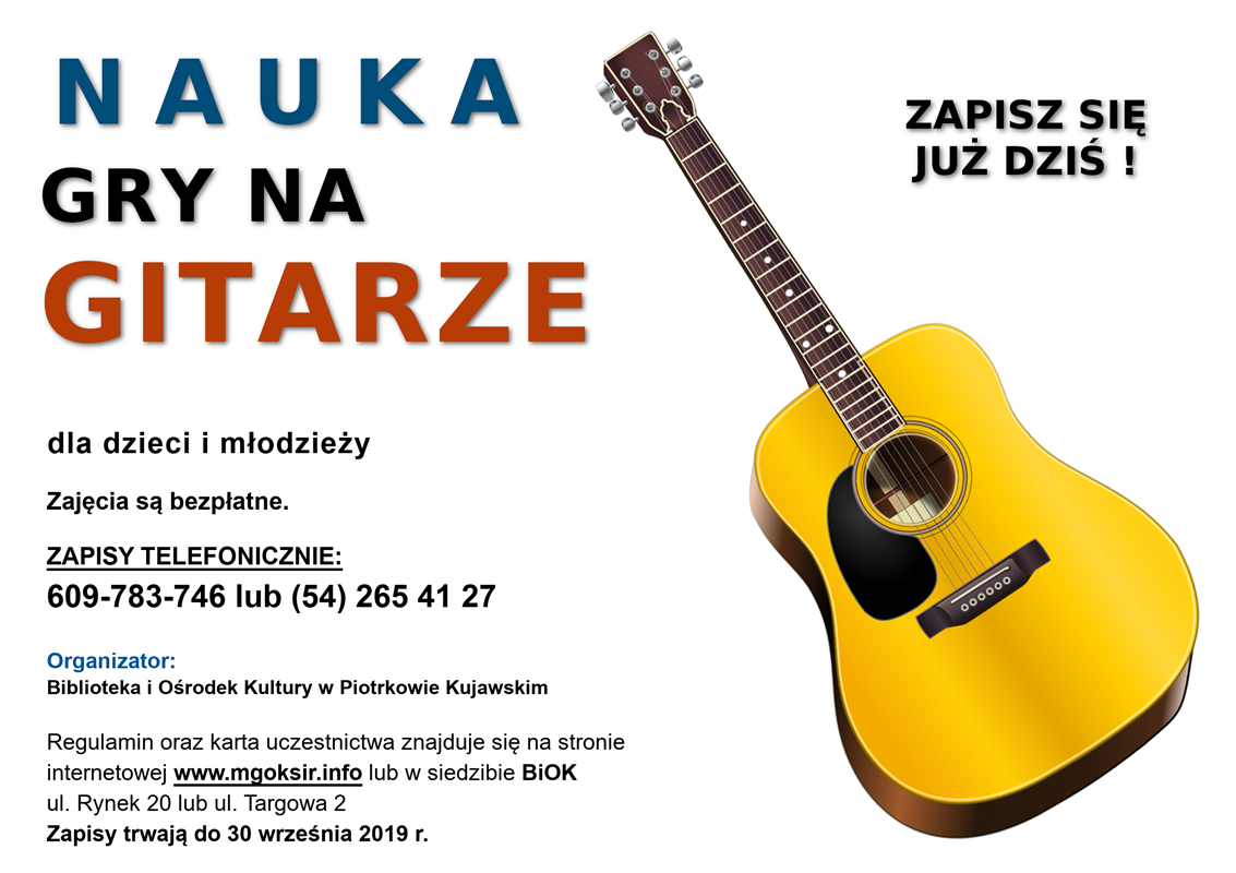 Nauka gry na gitarze