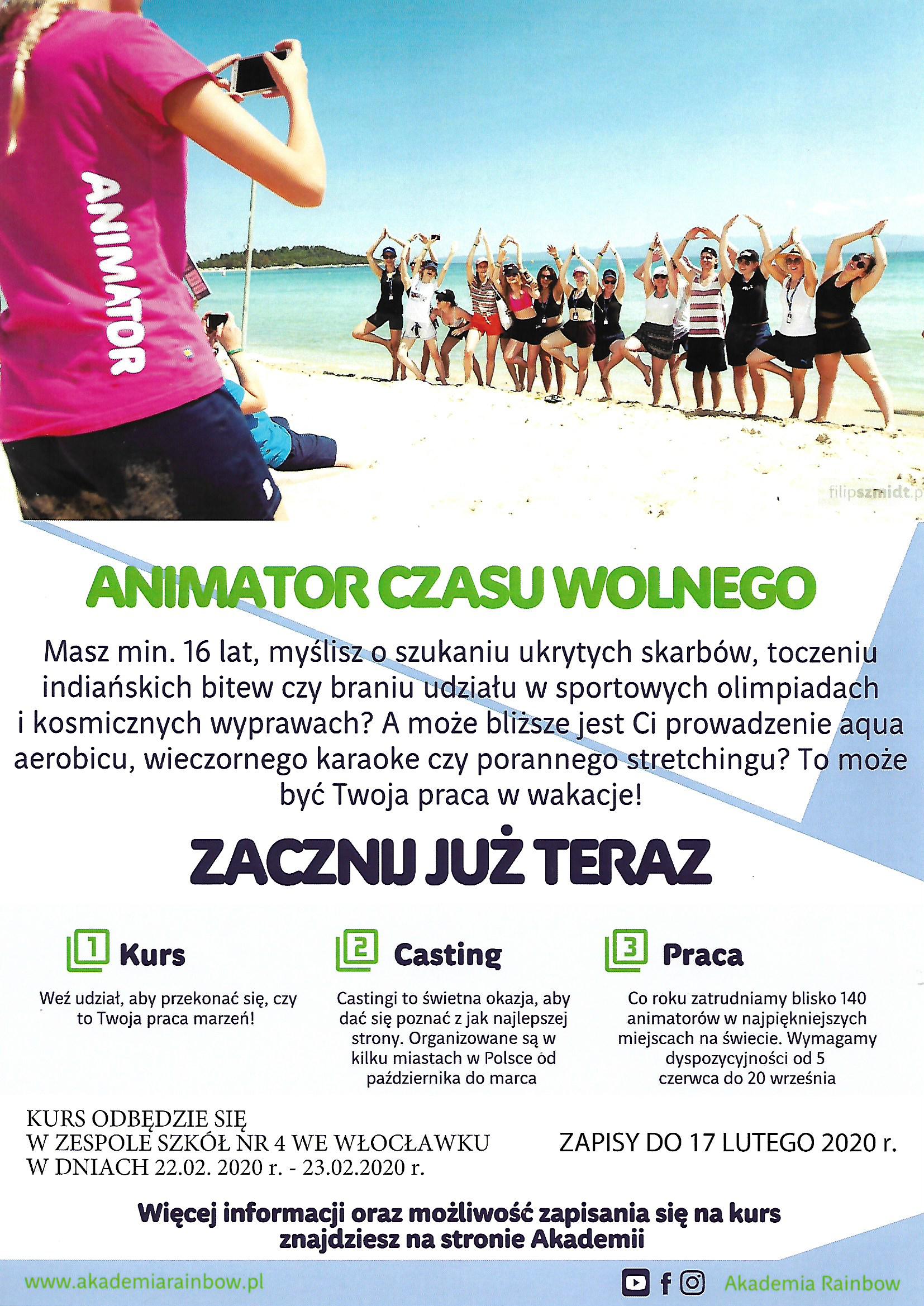 Kurs animatora czasu wolnego