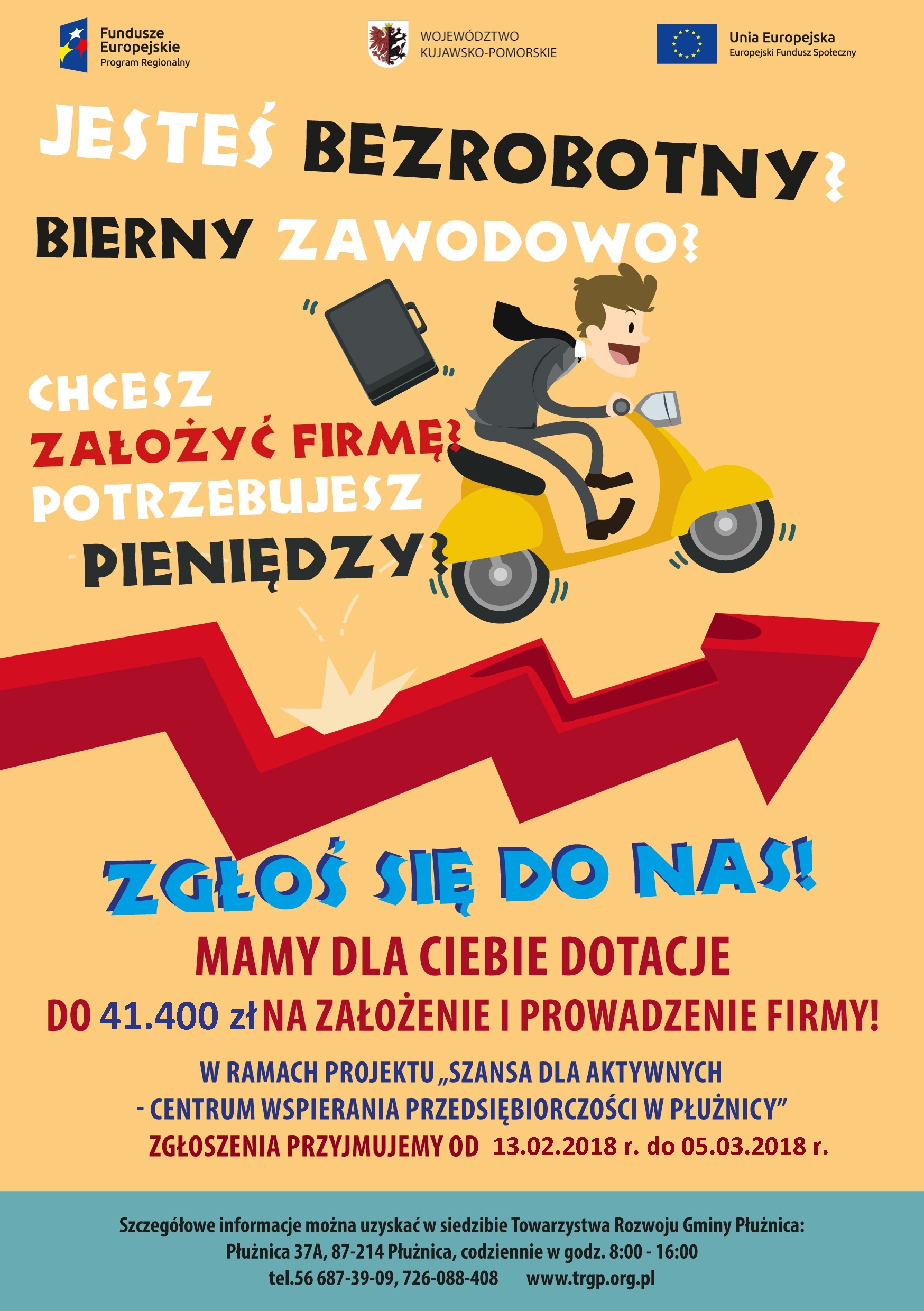 Szansa dla Aktywnych Centrum Wspierania Przedsiębiorczości w Płużnicy