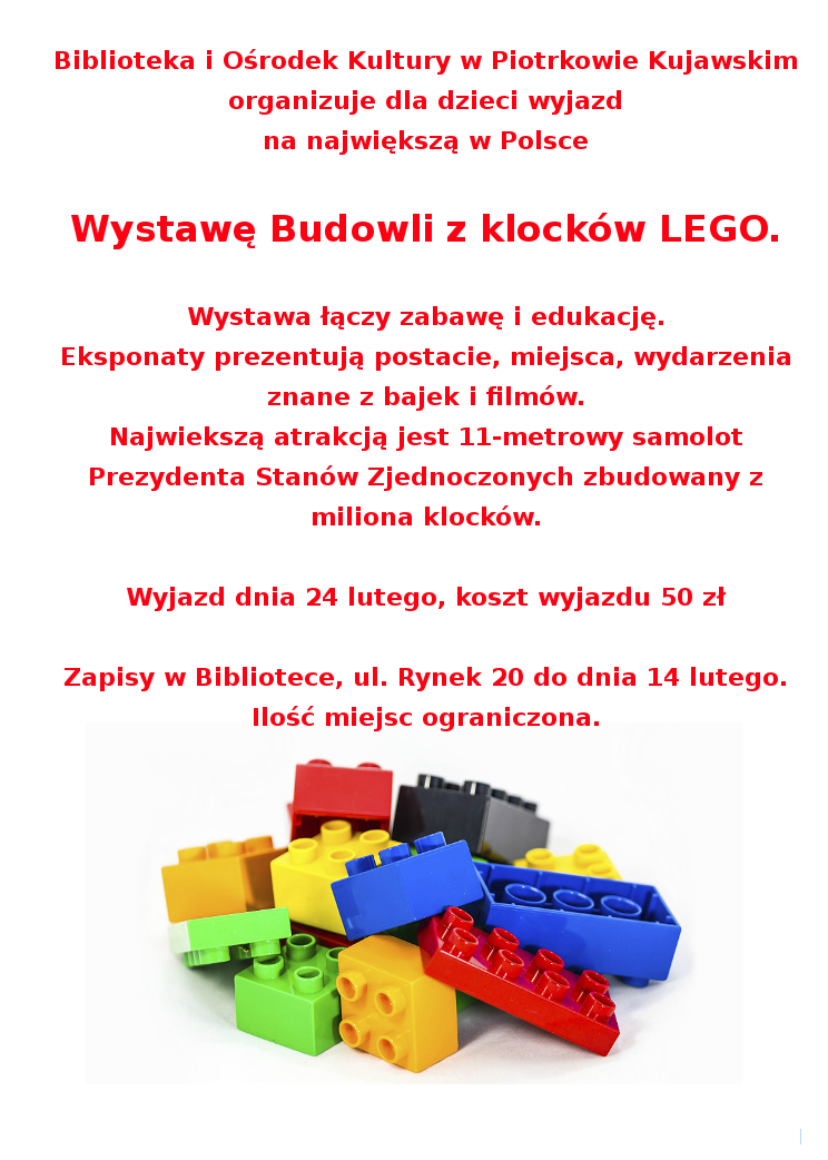 Wystawa Budowli klocków LEGO