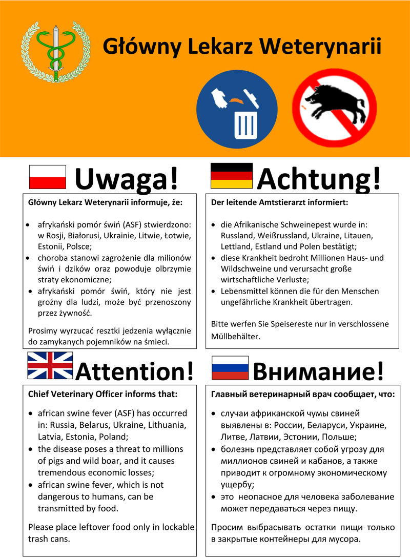 Główny Lekarz Weterynarii informuje, że...